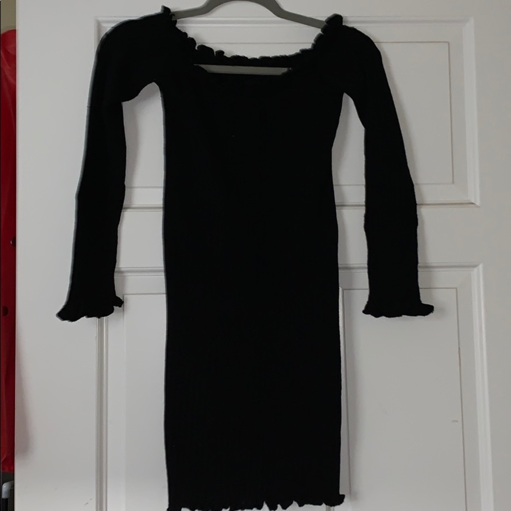 NASTYGAL OFF THE SHOULDER MINI DRESS